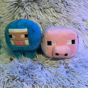 Minecraft sheep & pig
